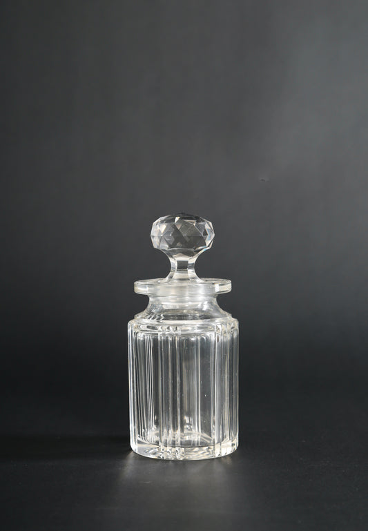 Antique 19th Century French Baccarat Crystal Perfume bottle Whiskey bottle