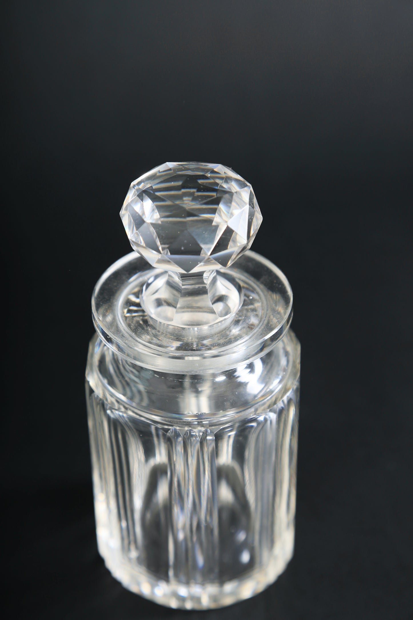 Antique 19th Century French Baccarat Crystal Perfume bottle Whiskey bottle