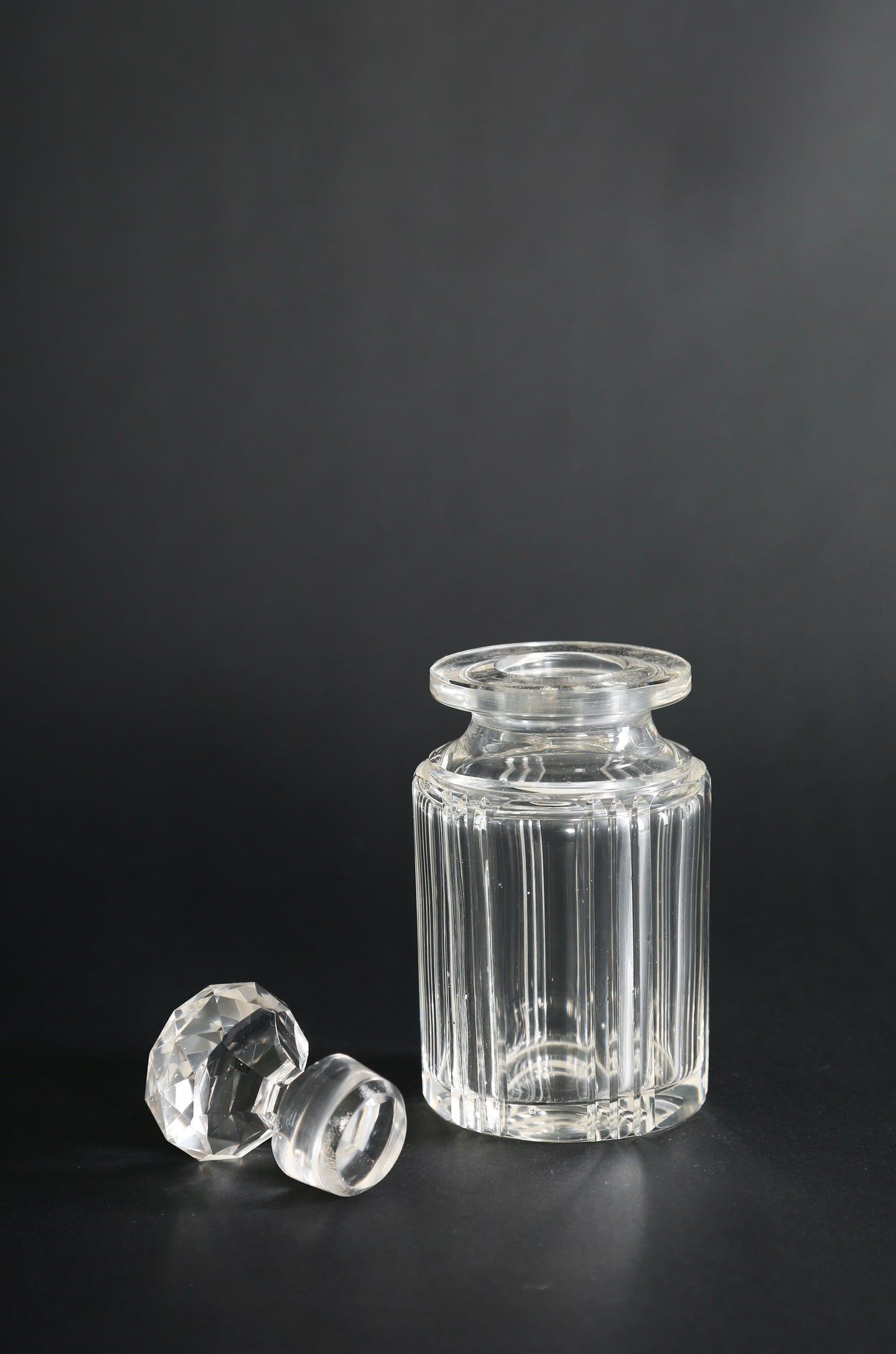 Antique 19th Century French Baccarat Crystal Perfume bottle Whiskey bottle