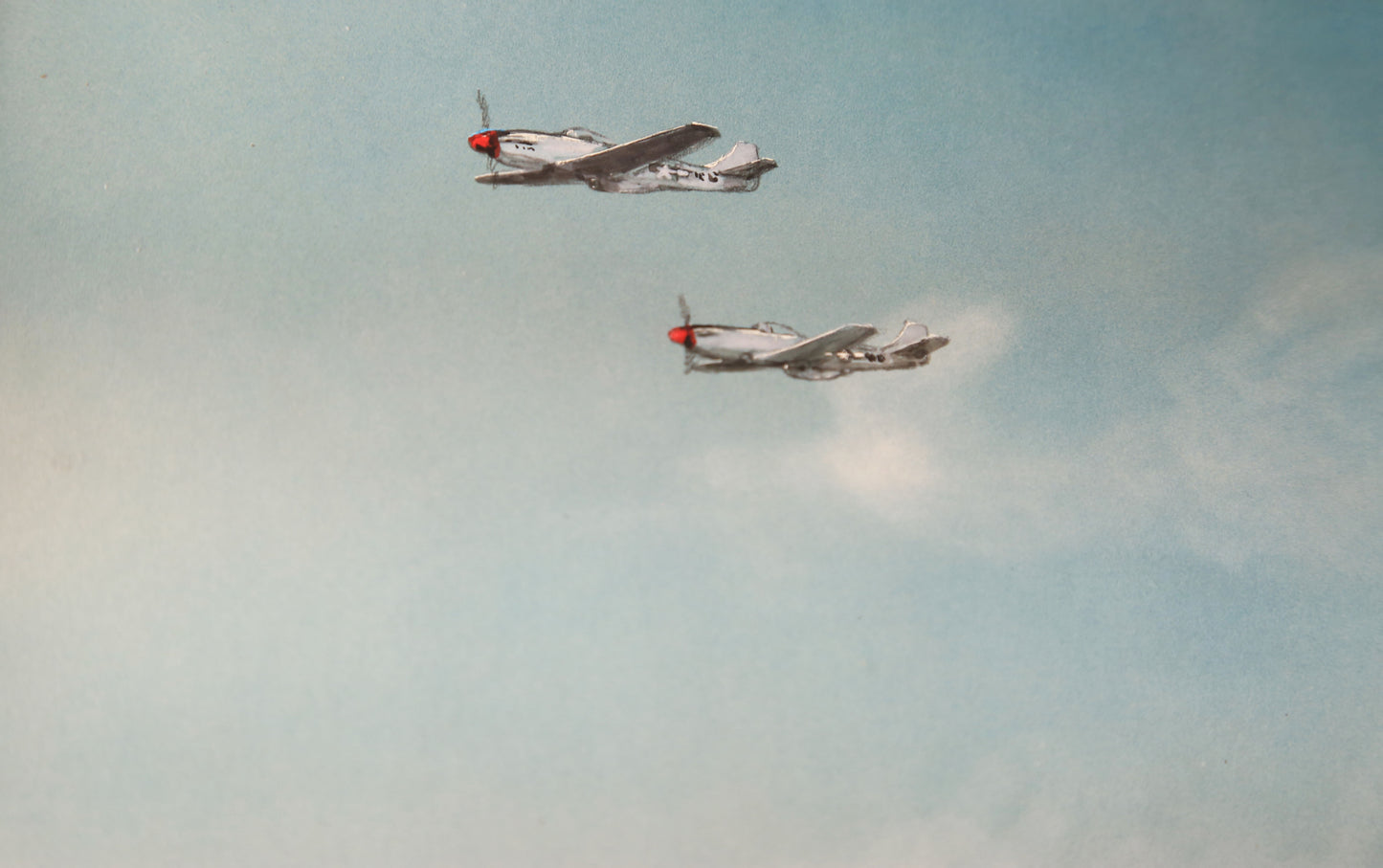 WWII Aviation Military B-17 Flying Fortress framed oil painting signed Weintrau