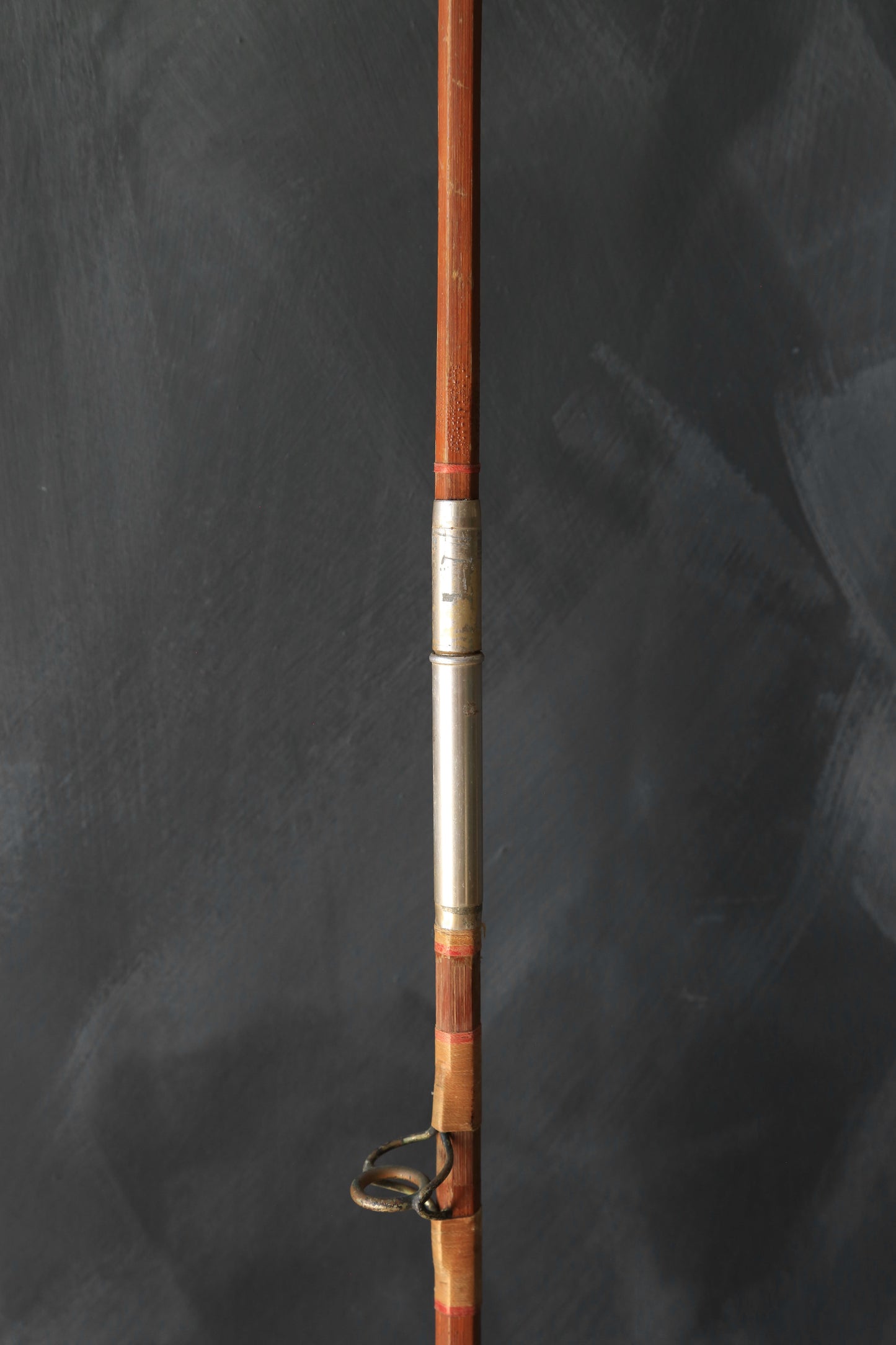 Antique 1900s Bamboo + wood fishing rod