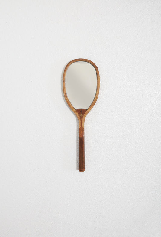 Antique 1900s "The Park" by Wright & Ditson Mirror Tennis Racket wall art gallery wall