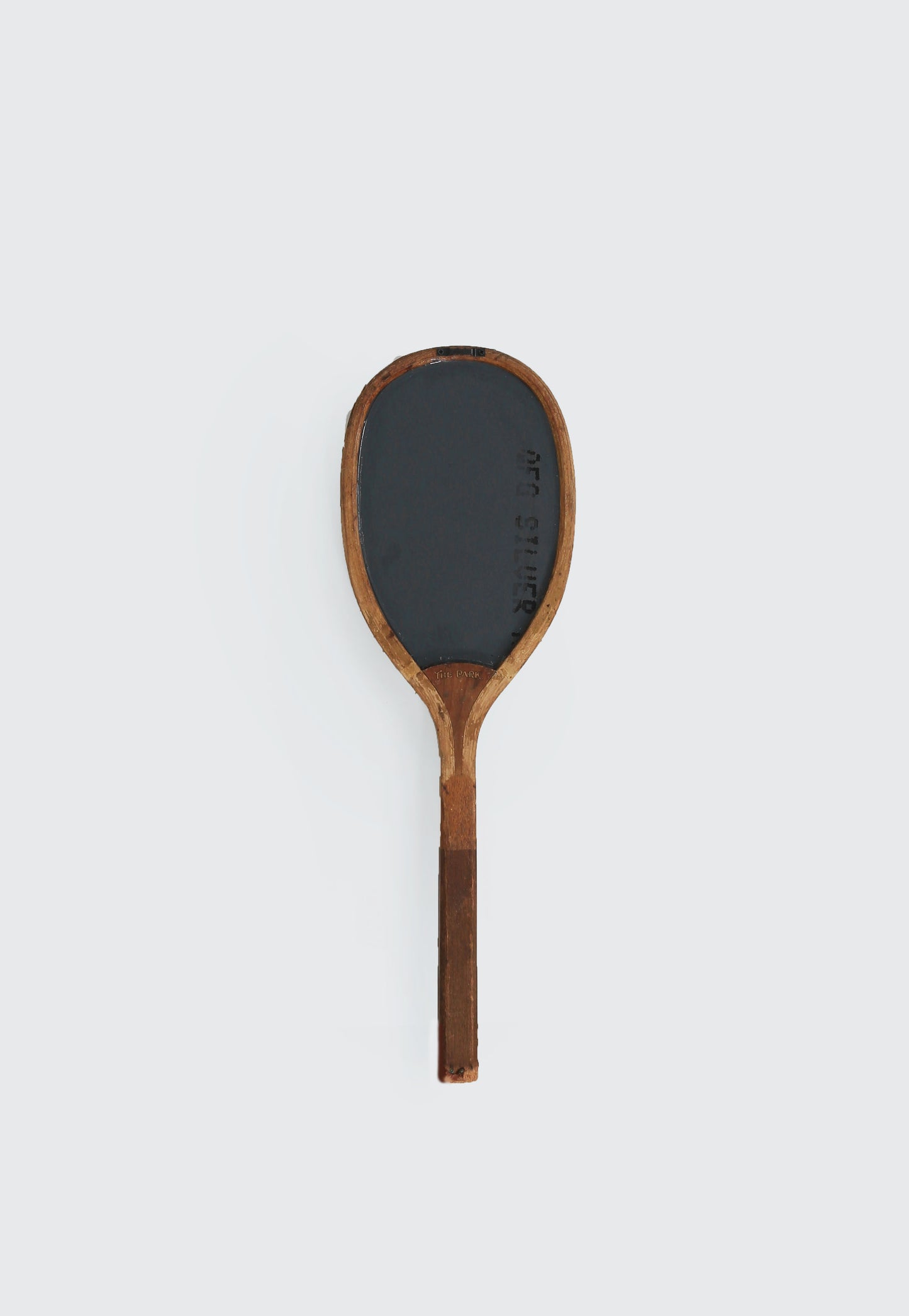 Antique 1900s "The Park" by Wright & Ditson Mirror Tennis Racket wall art gallery wall