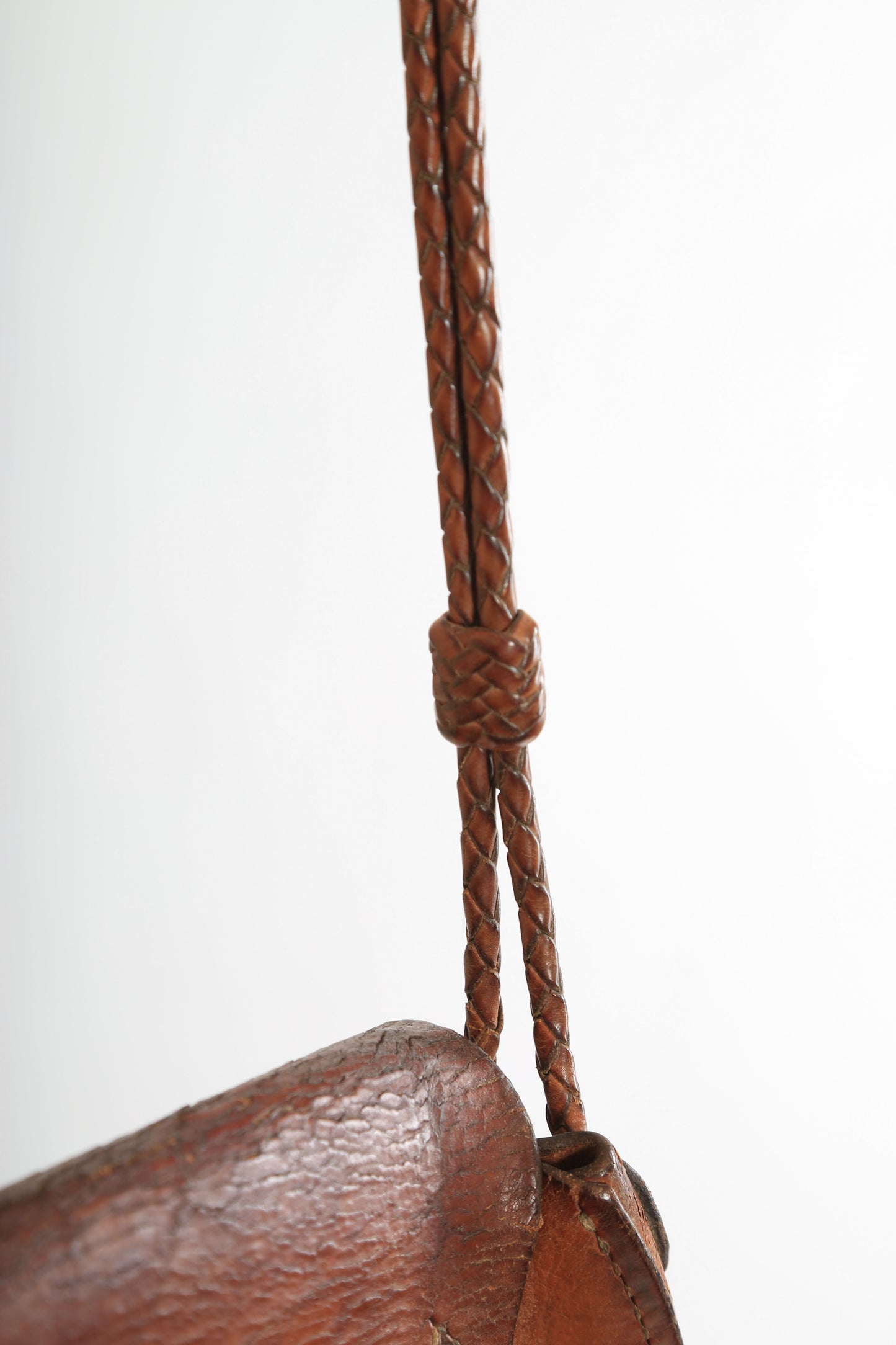 60s Tooled Sawn leather purse
