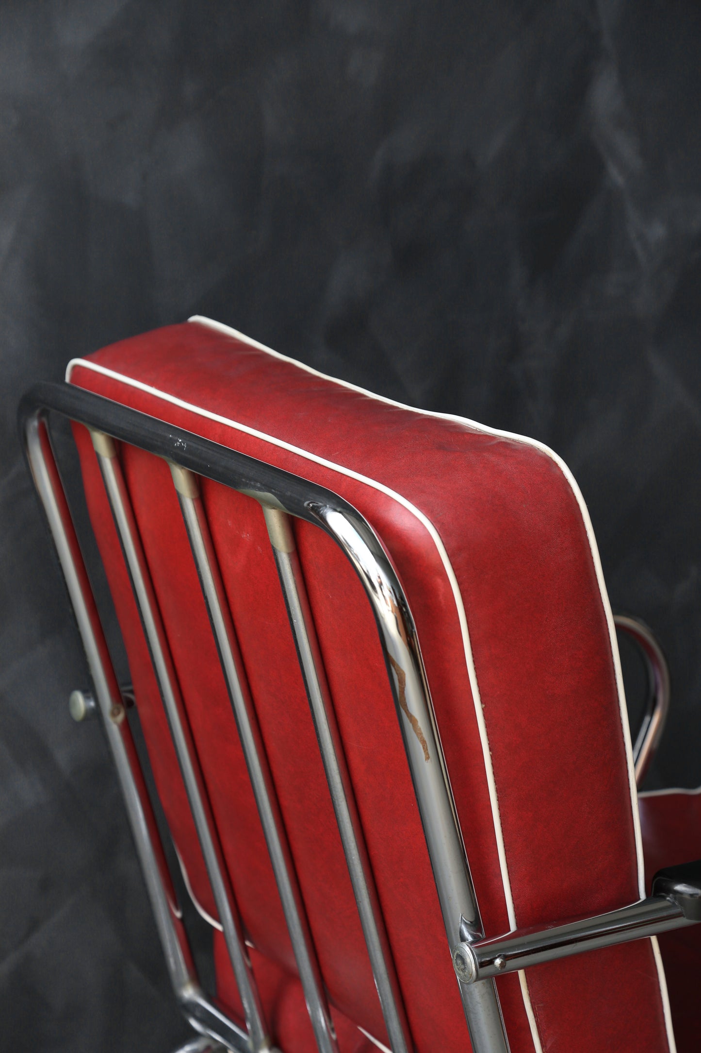 1930s Kem Weber for Lloyd Art Deco tubular Chrome chair