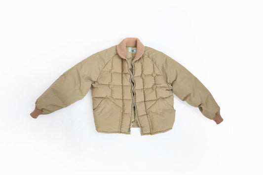 70s Tan Pacific Trail down filled Puffer Jacket
