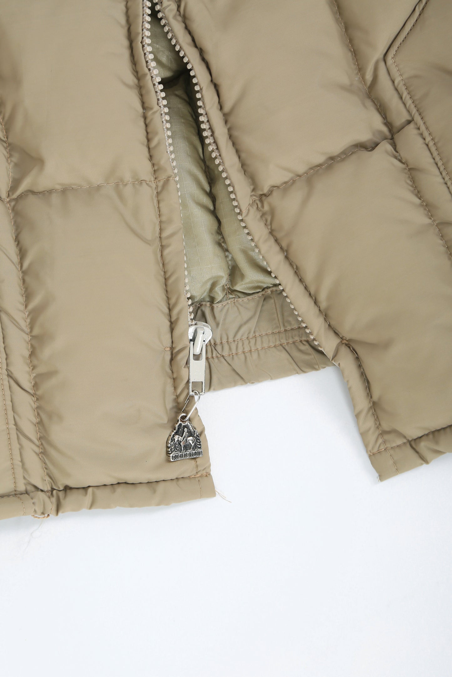 70s Tan Pacific Trail down filled Puffer Jacket