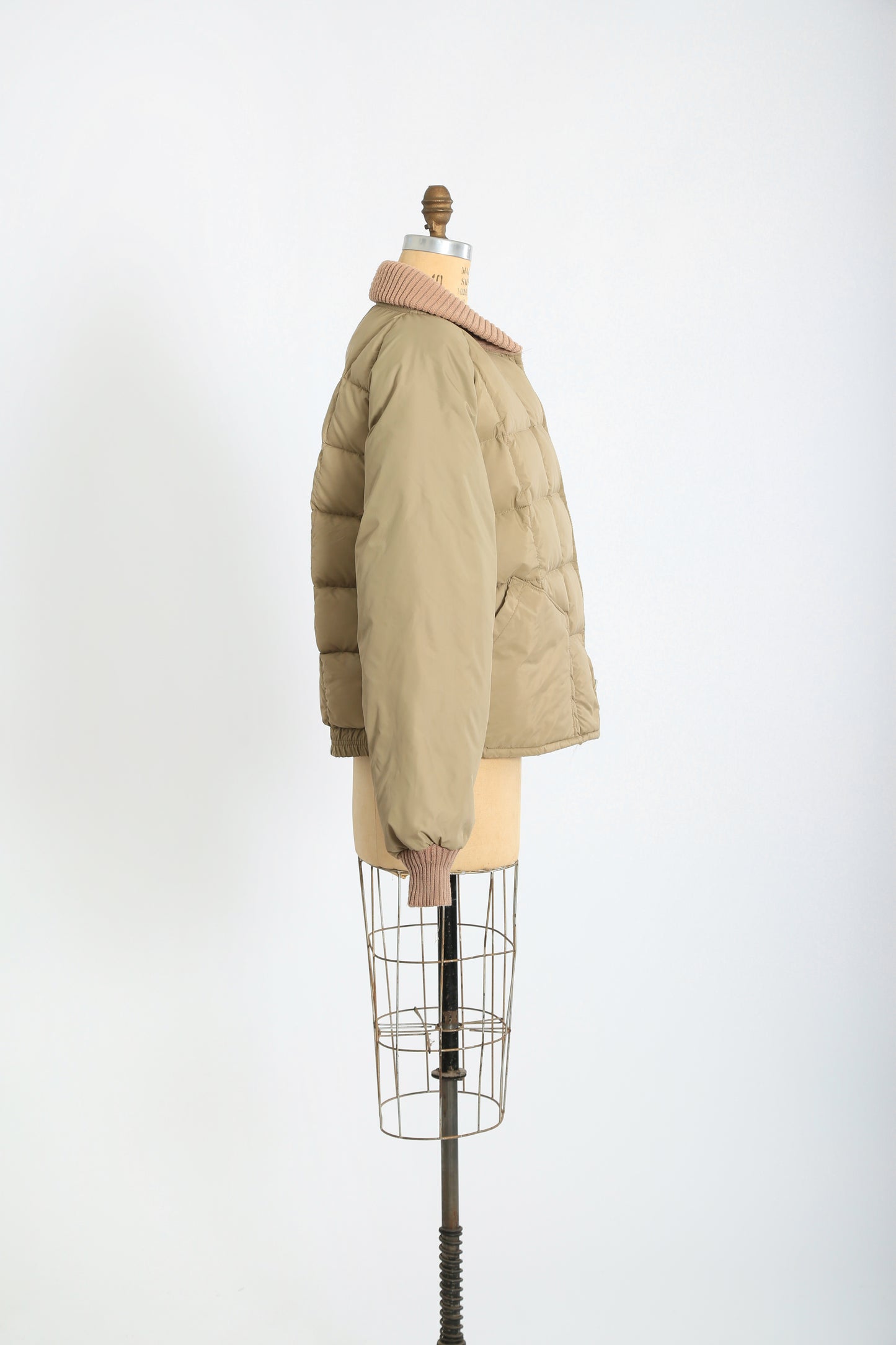 70s Tan Pacific Trail down filled Puffer Jacket