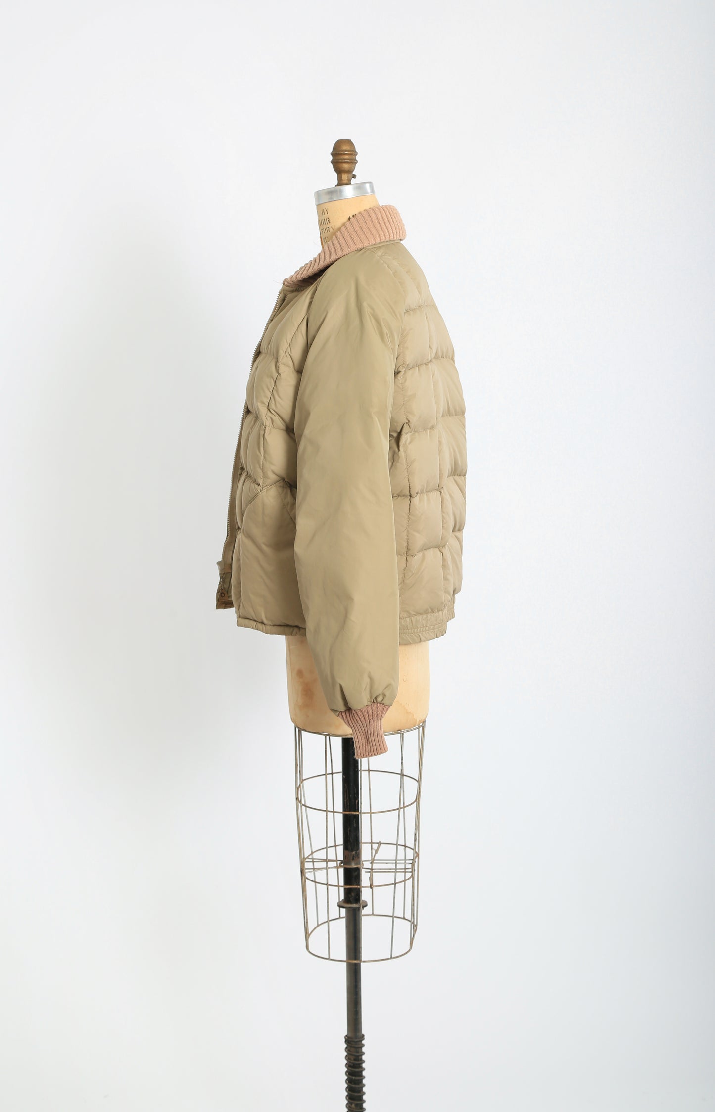 70s Tan Pacific Trail down filled Puffer Jacket