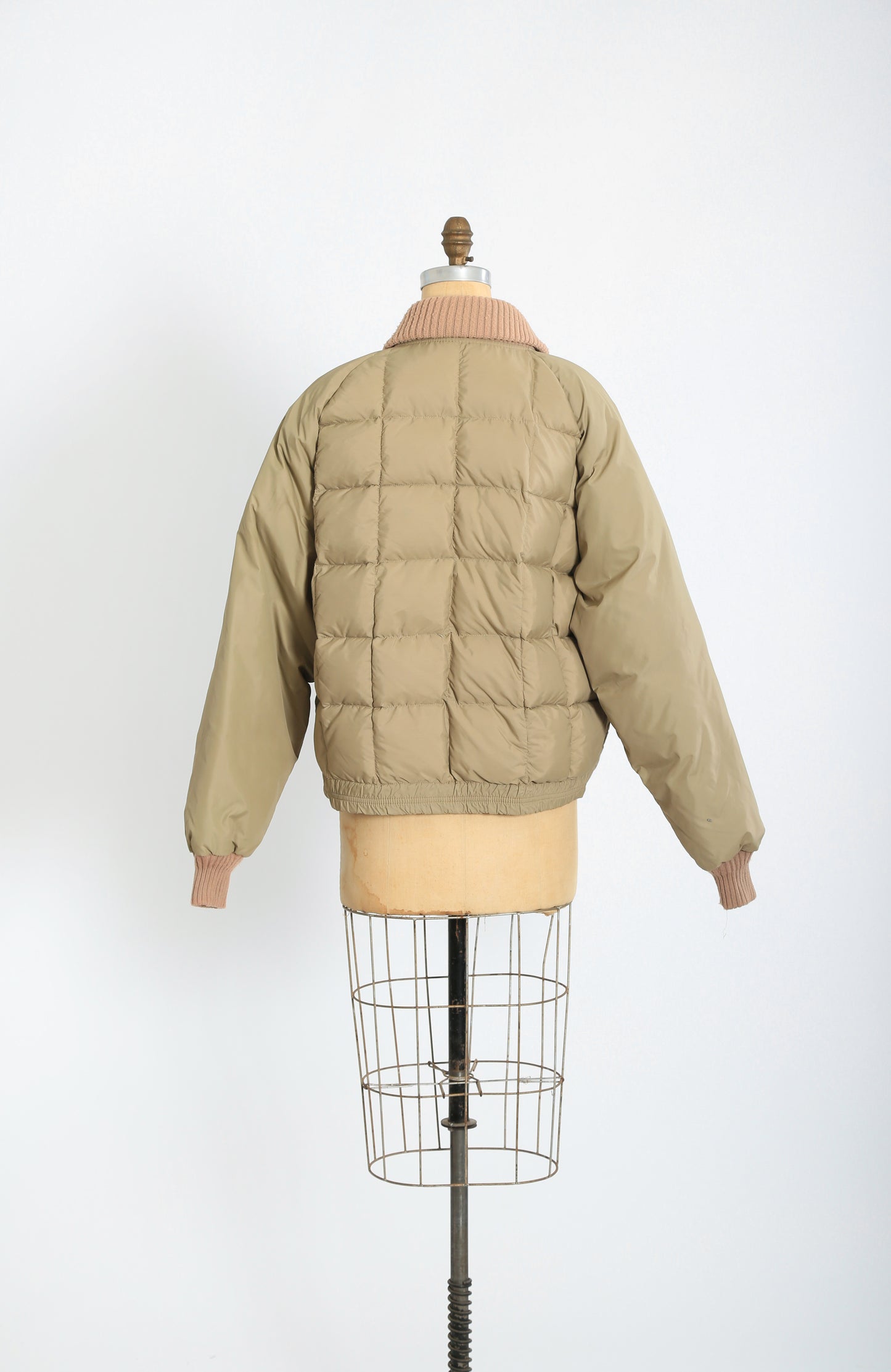 70s Tan Pacific Trail down filled Puffer Jacket