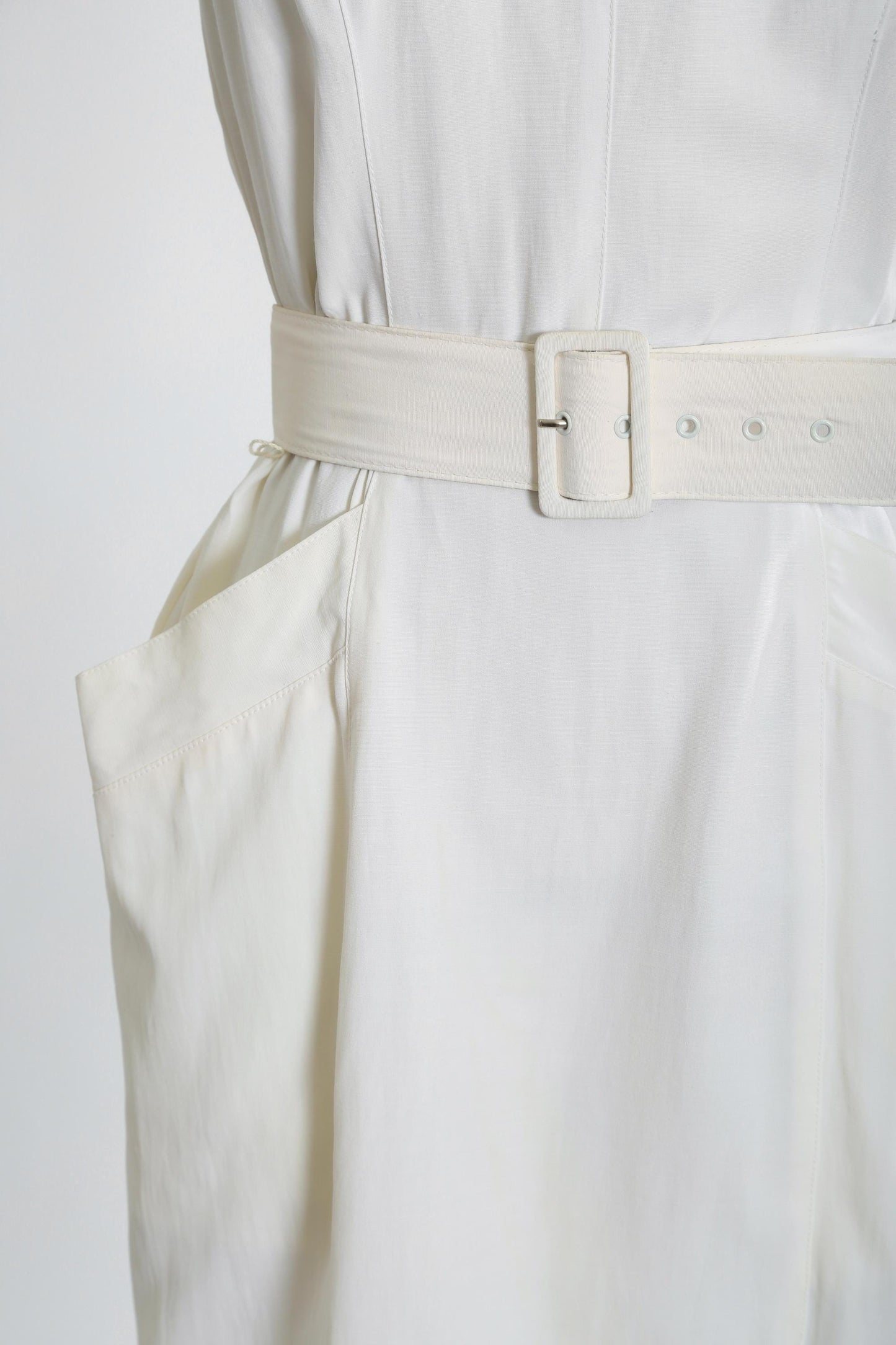Vintage 80s white 3pc dress cropped bolero jacket | 1980s deadstock SOMA white dress pleated jacket