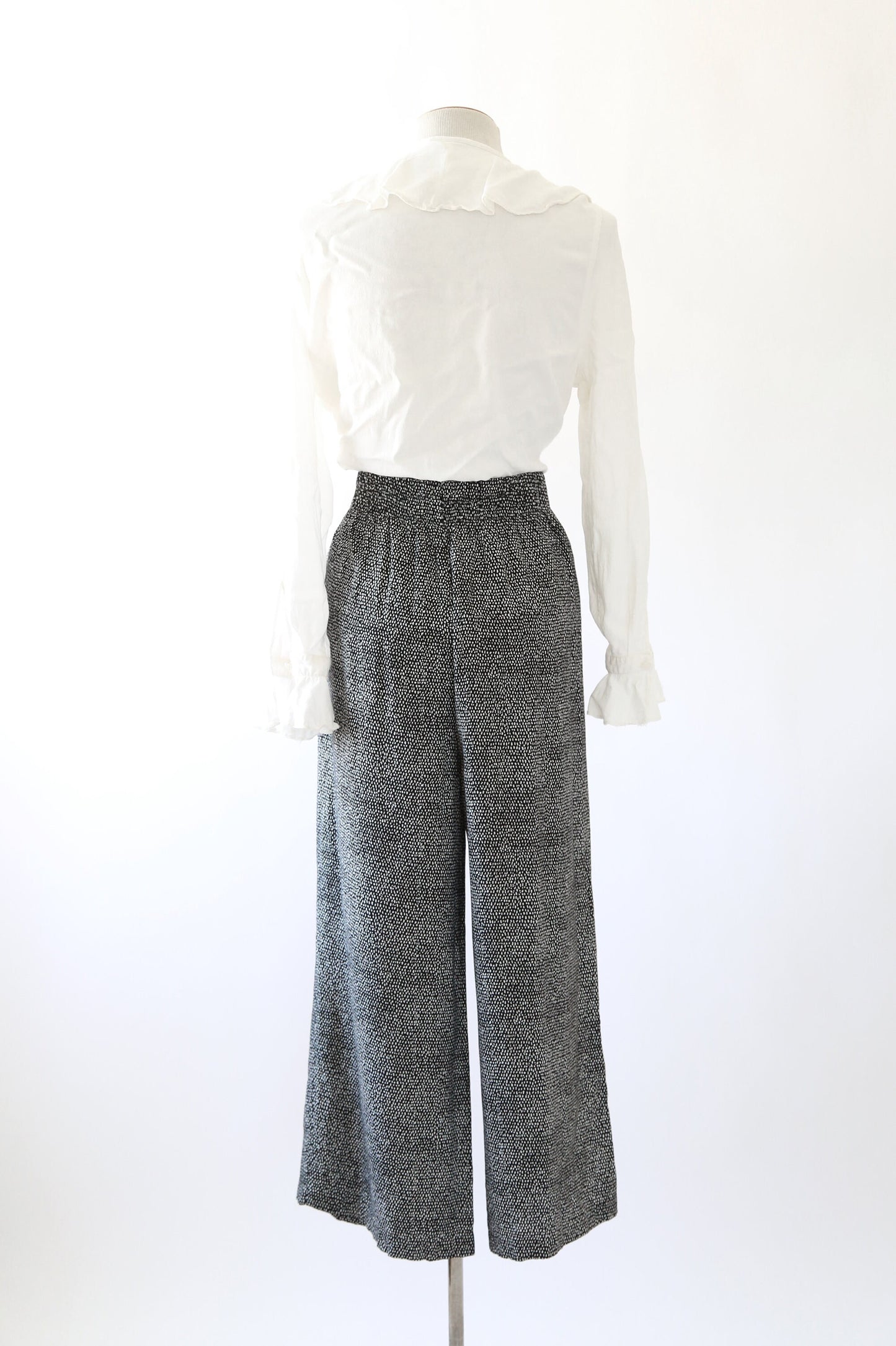 Vintage 90s Cropped polka dot pants