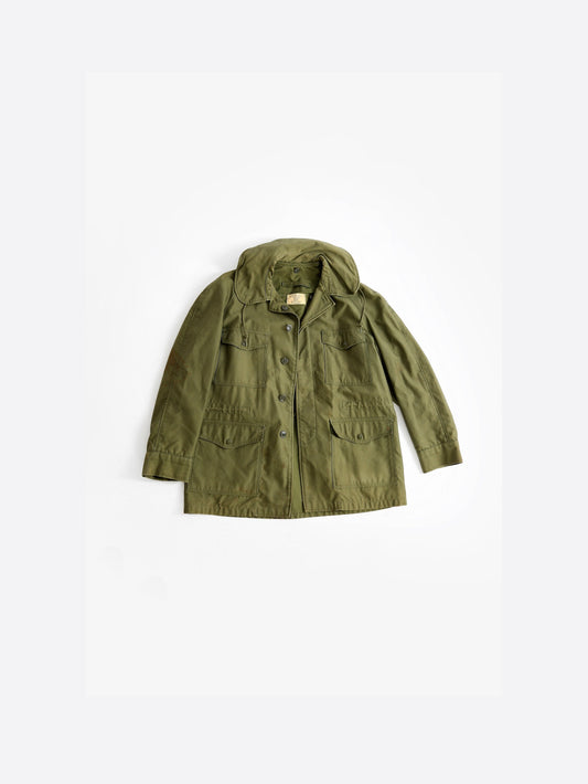 Vietnam Era M 65 Military issue US Army green hooded jacket | OG - 107 Jonny Ownbey Co 1962