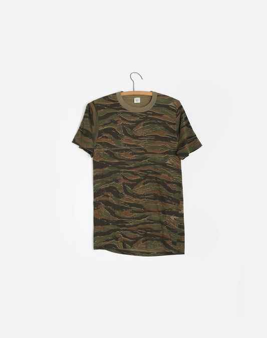 Vintage 80s Jungle Tiger Stripe Camo T-Shirt
