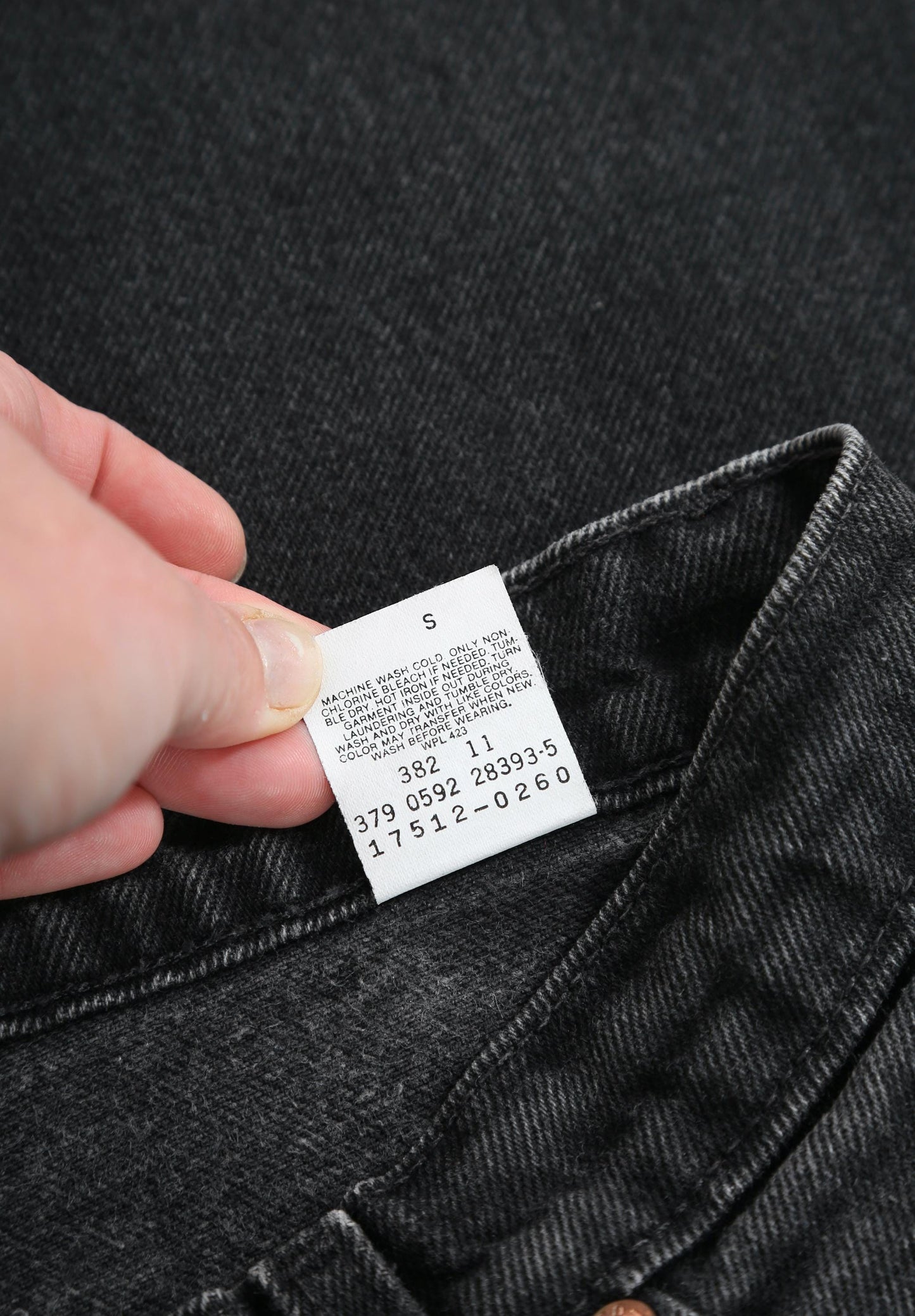 Vintage 90s black Levis USA W29 L30