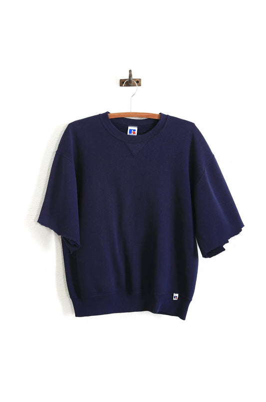 Vintage 90s Russell athletic blue cutoff sweatshirt