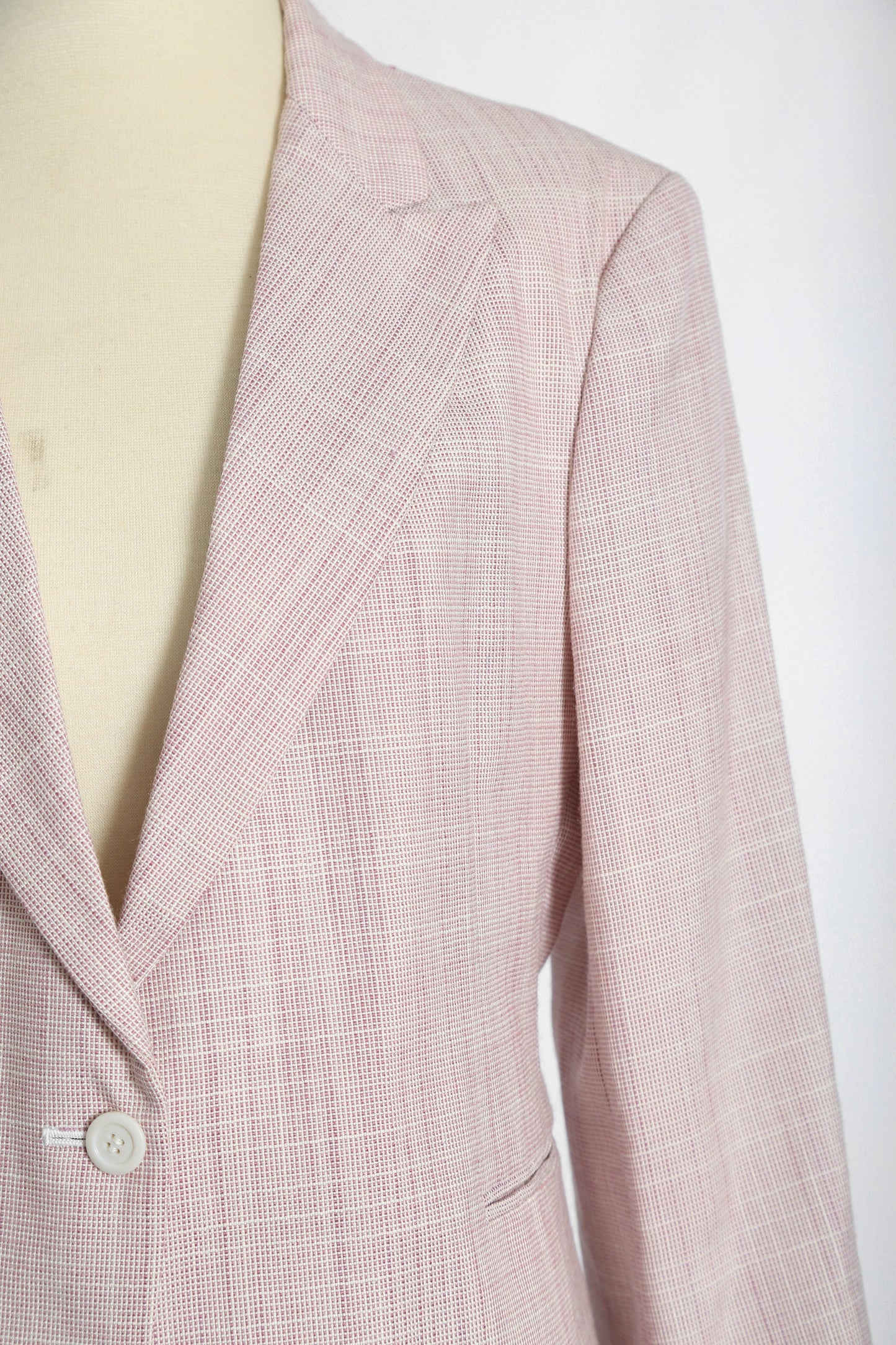 Vintage 80s woven purple suit | 1980s deadstock suit