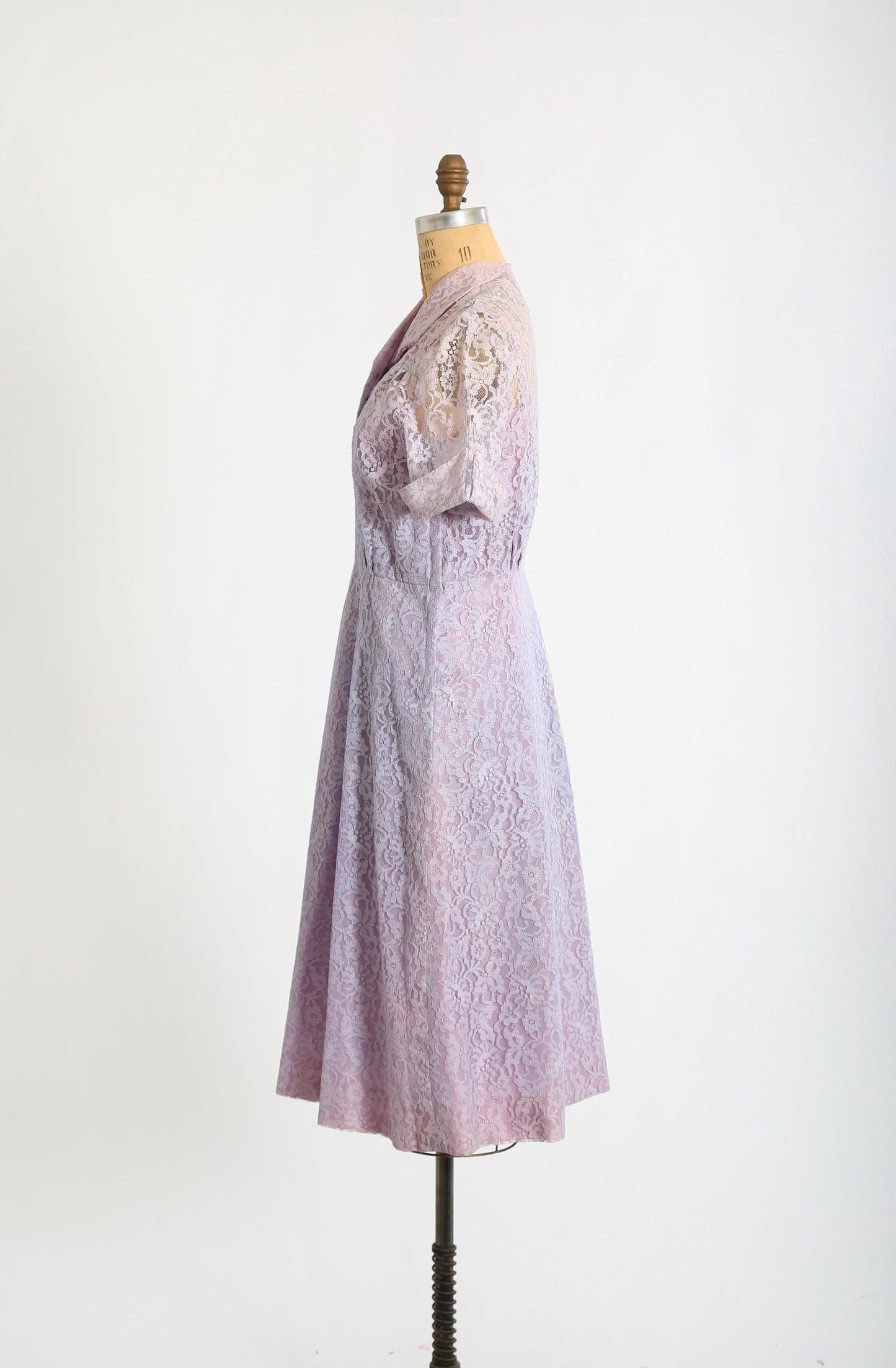 Vintage 60s Purple lace dress