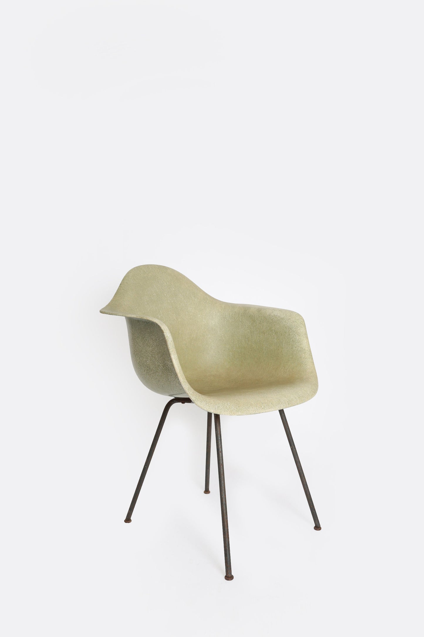 Eames DAX chair | Vintage 50s Mid Century Modern Eames "Greige" shell chair | 1950s 1st generation shell chair