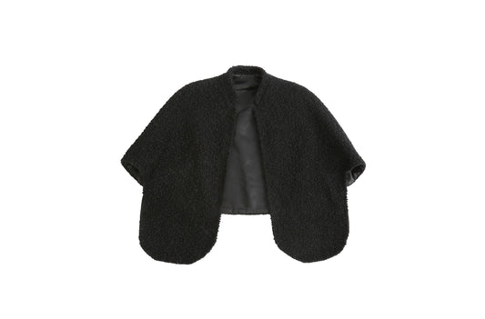 Vintage 50s faux Persian Lamb Fur Stole Bolero Cape shawl stroller