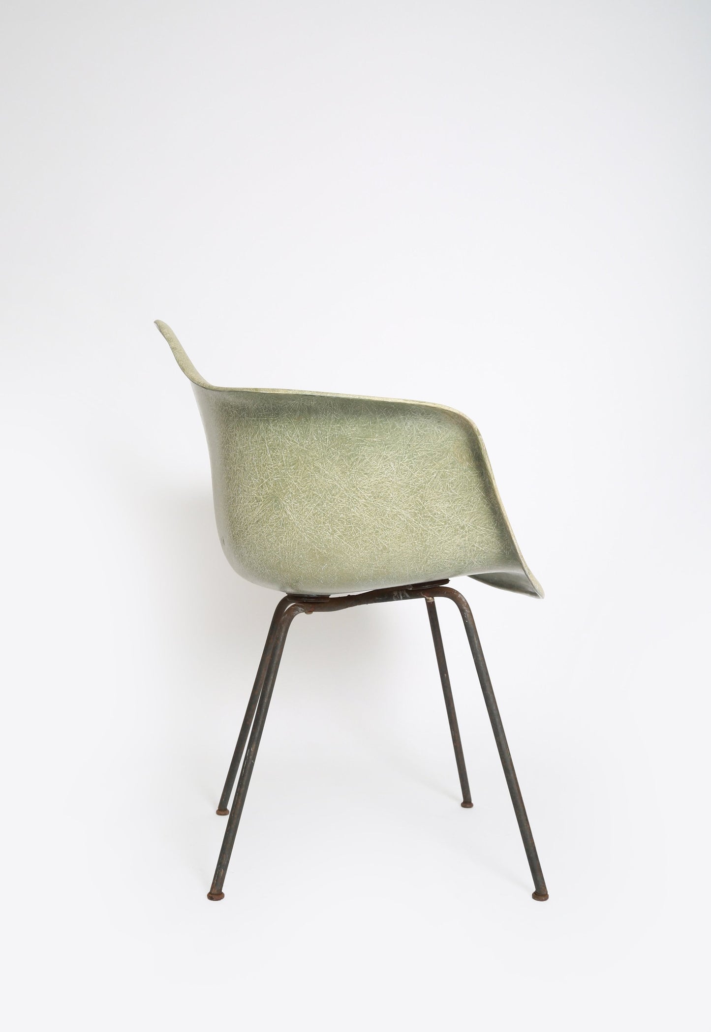 Eames DAX chair | Vintage 50s Mid Century Modern Eames "Greige" shell chair | 1950s 1st generation shell chair