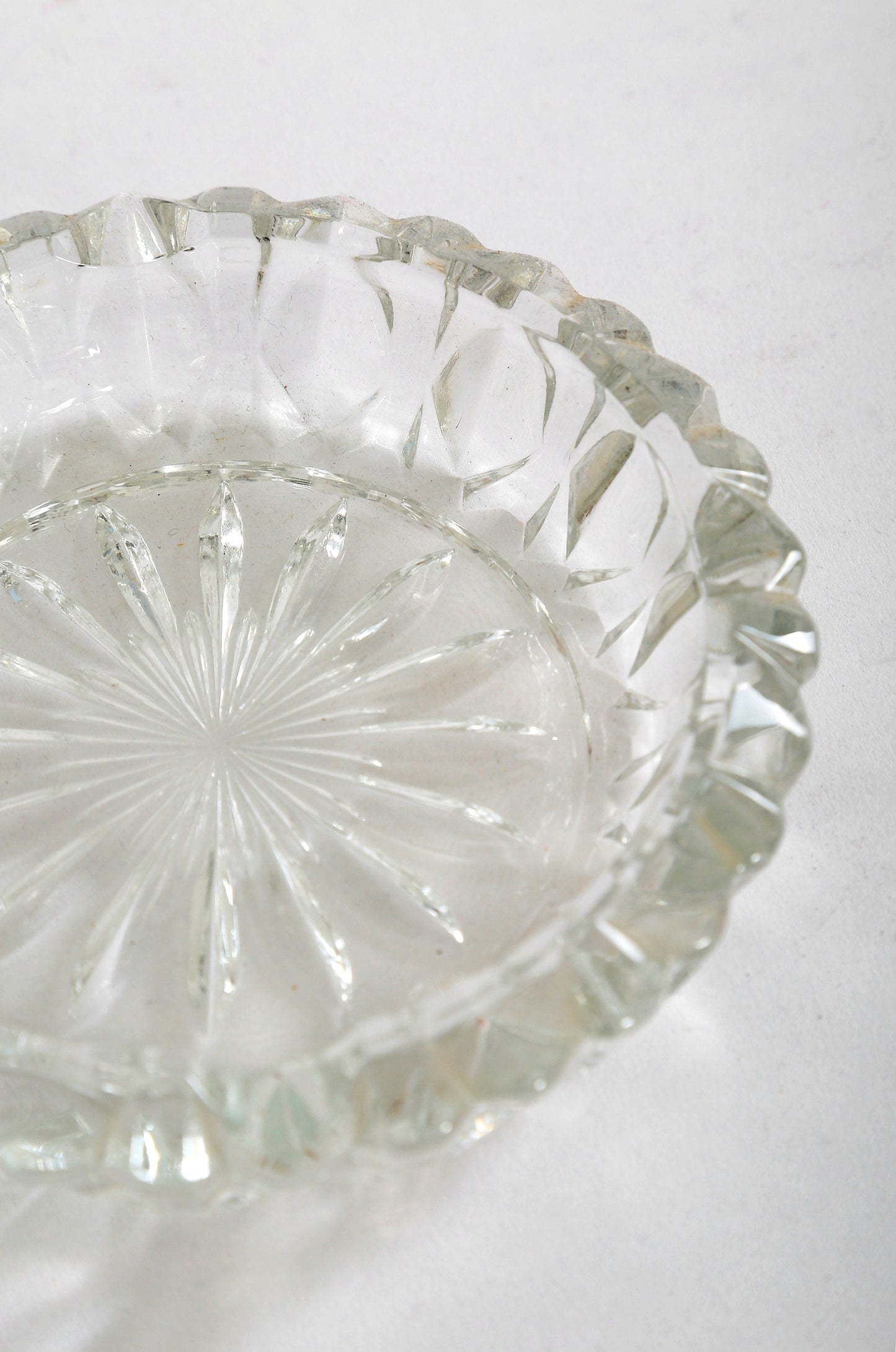 Vintage Noritake Hampton Hall clear glass Crystal Ashtray