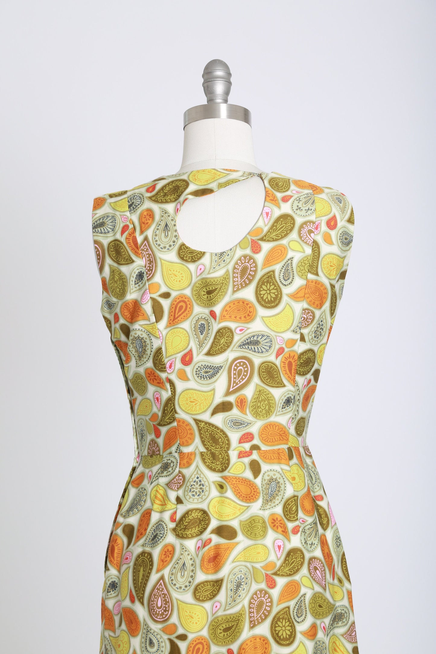 Vintage 1960s floral paisley dress + jacket