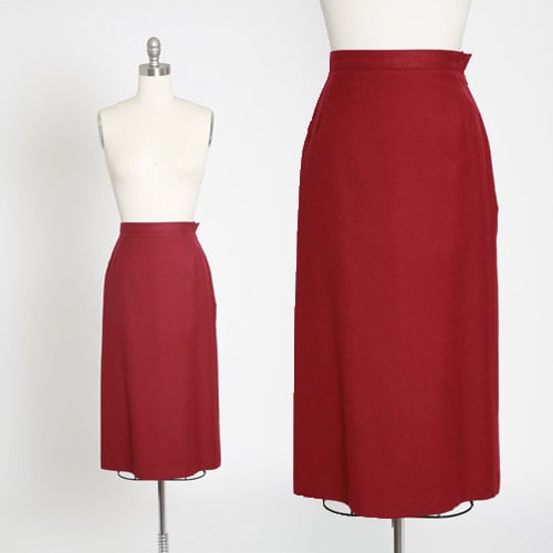 70s Berry wool skirt | 1970s Pitlochry of Scotland skirt