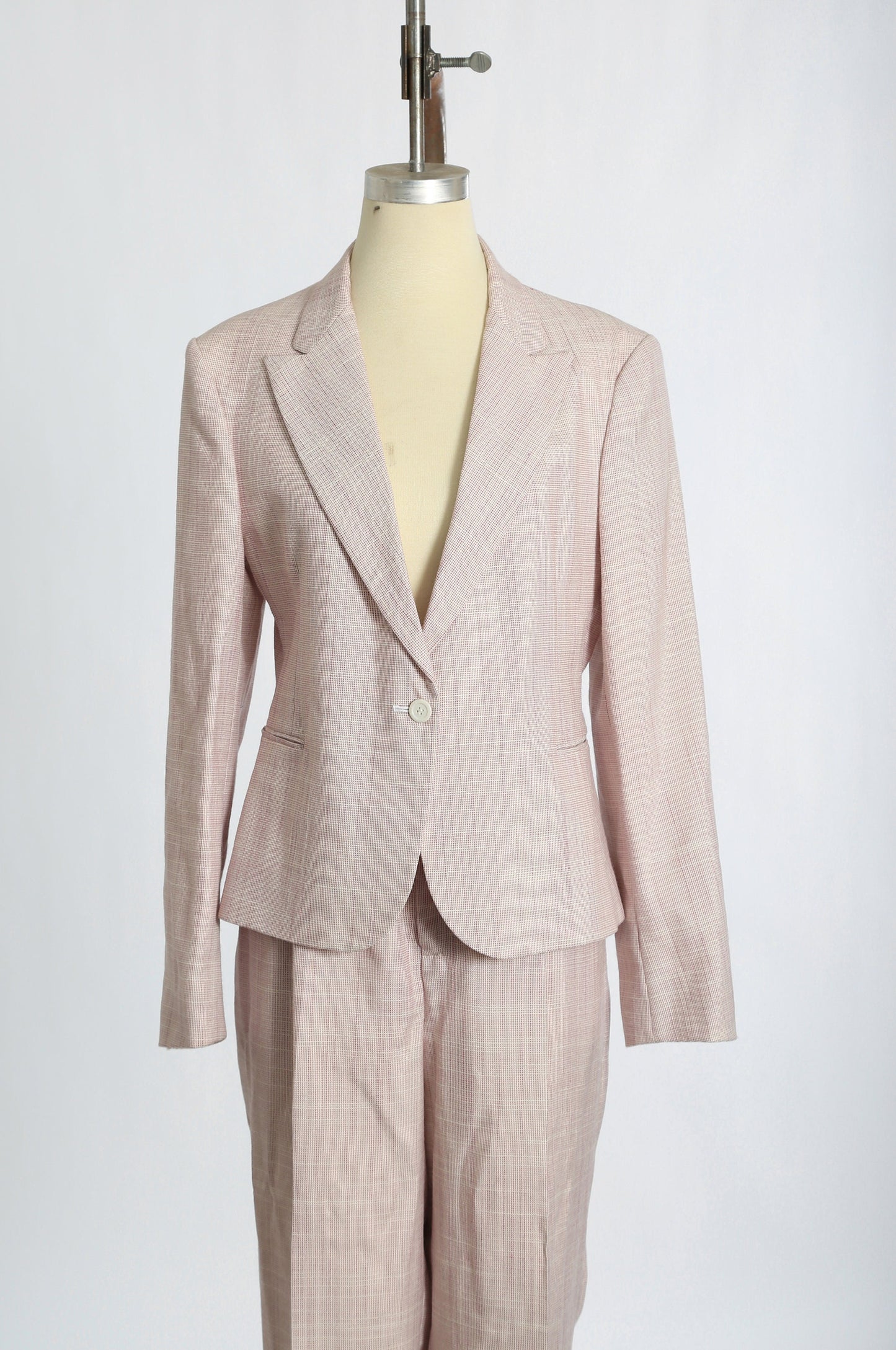 Vintage 80s woven purple suit | 1980s deadstock suit