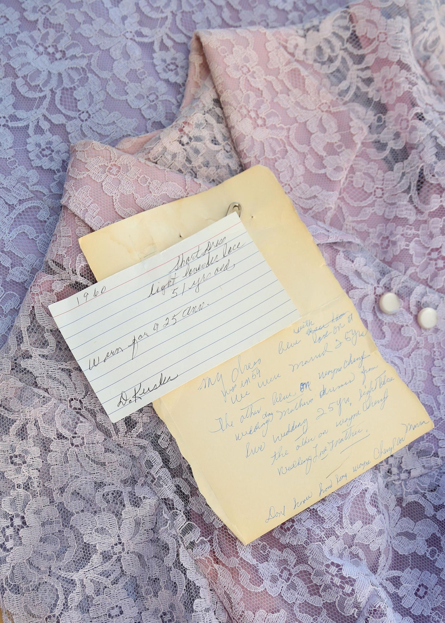 Vintage 60s Purple lace dress