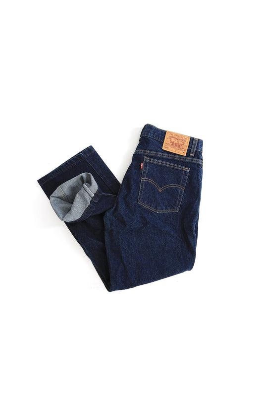 Vintage 505 dark wash boyfriend Levis Miss 14