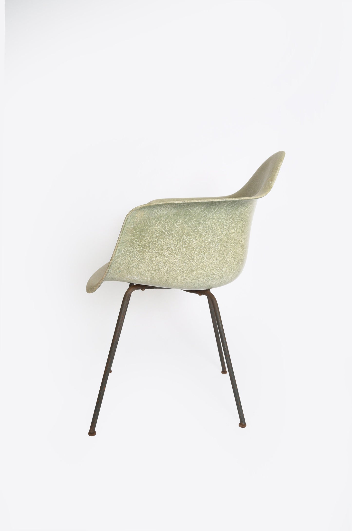 Eames DAX chair | Vintage 50s Mid Century Modern Eames "Greige" shell chair | 1950s 1st generation shell chair