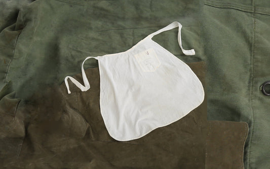 Vintage 1940s WWII U.S. Army Medical dept. cotton half apron