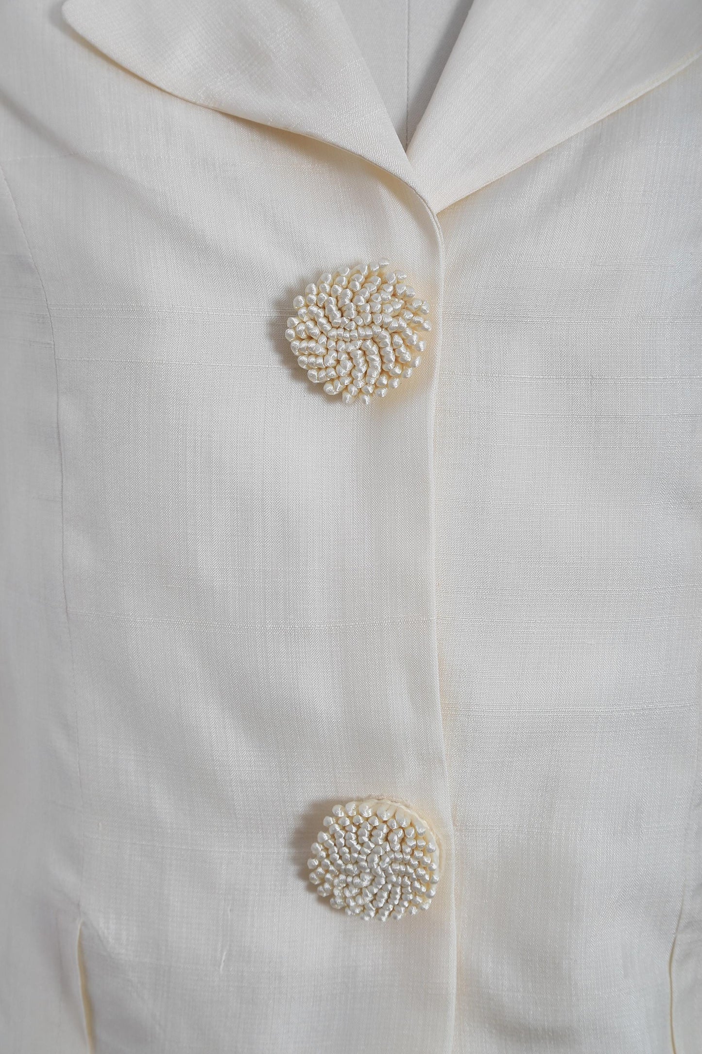Vintage 60s Carol Brent ivory silk suit | 1960s 2pc dress suit jacket
