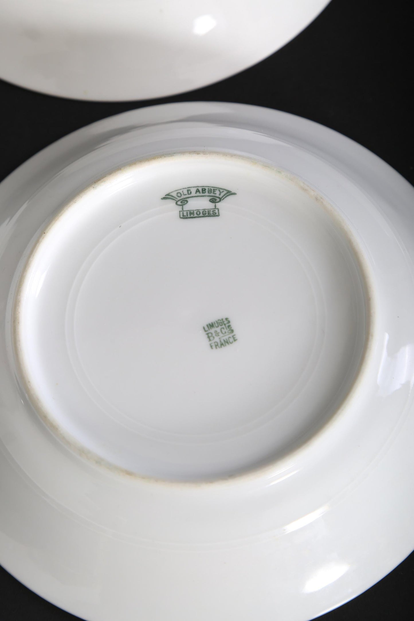 Antique vintage Old Abbey Limoges French gold bowls | set of 5