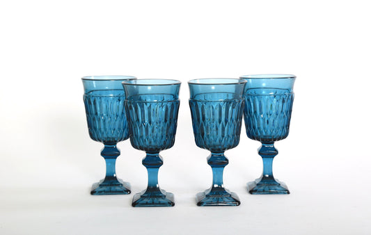 Mount Vernon Blue Indiana Glasses Set of 4
