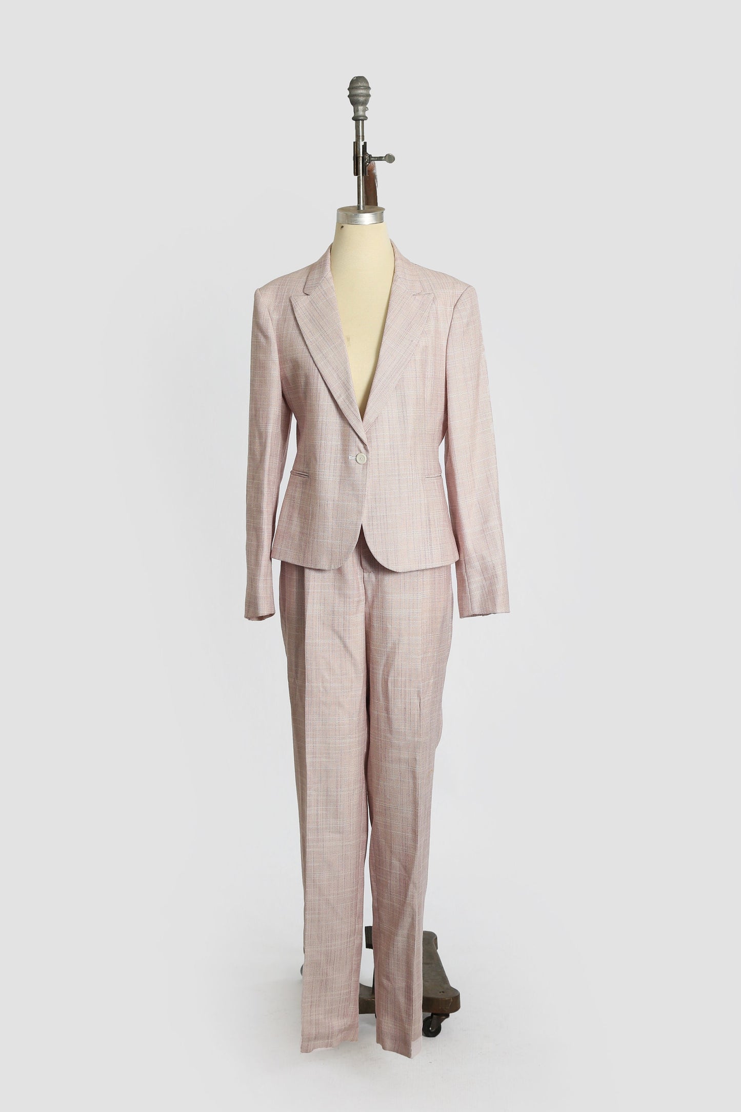 Vintage 80s woven purple suit | 1980s deadstock suit