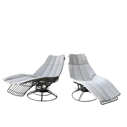 Vintage Mid Century Modern Homecrest Patio Set Fiesta loungers