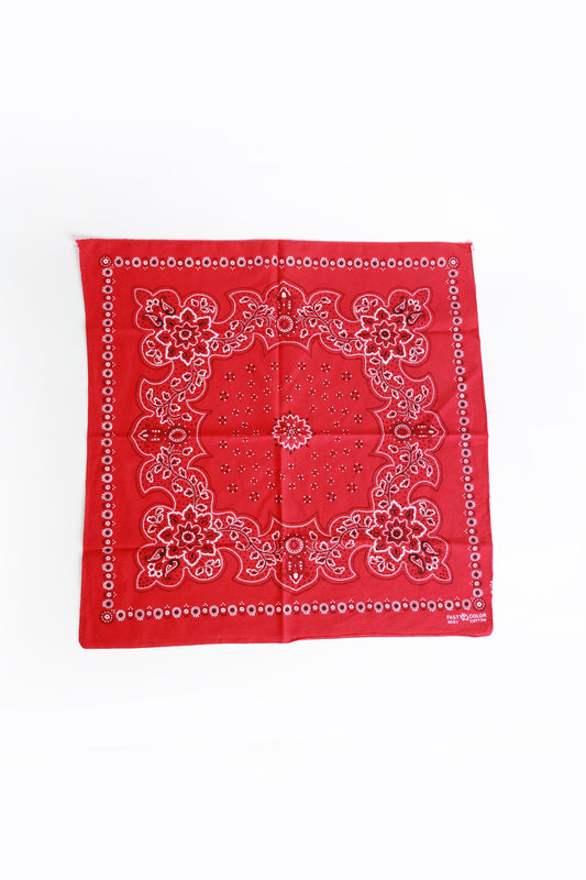 Vintage 50s Fast color Elephant trunk up red bandana