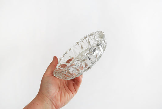 Vintage Noritake Hampton Hall clear glass Crystal Ashtray