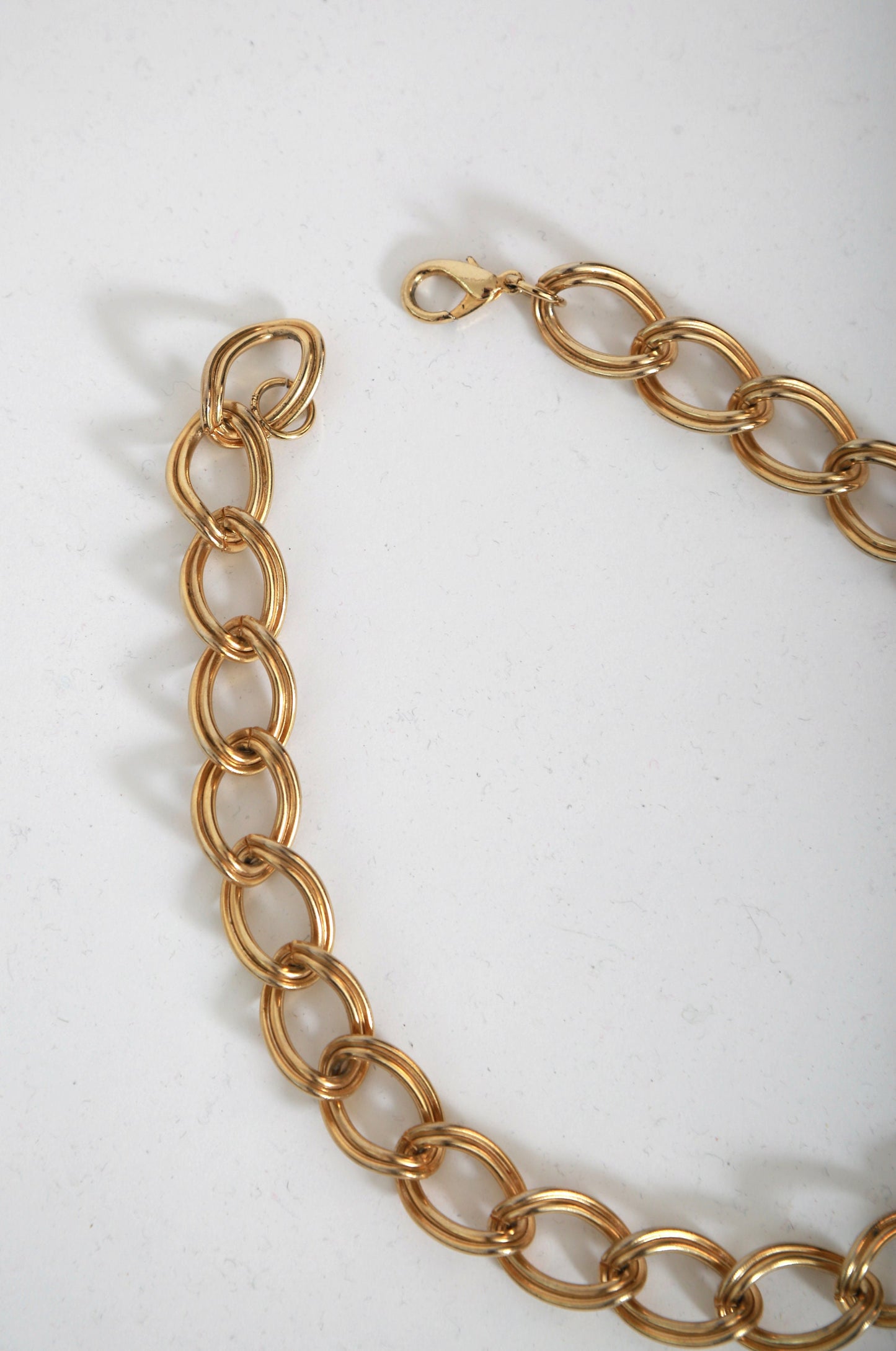Vintage 90s chunky gold Chain Necklace