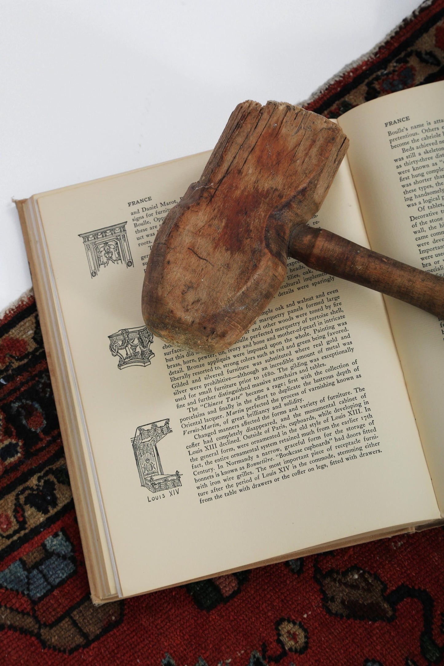 Antique Vintage wood Mallet