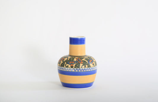 Vintage Japanese floral vase