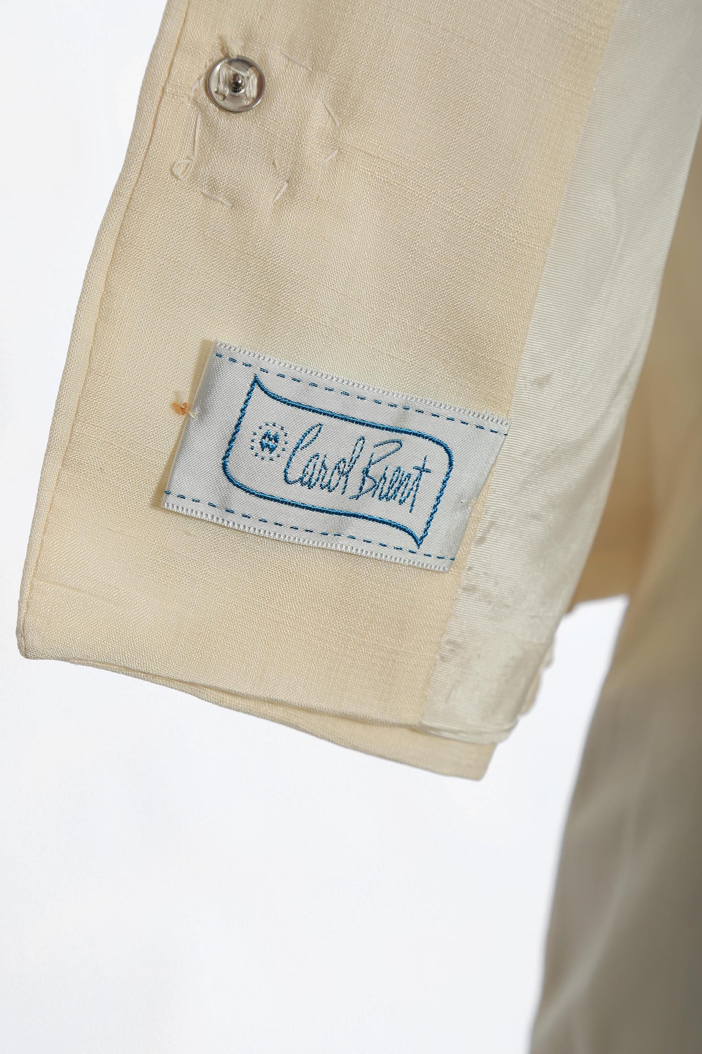 Vintage 60s Carol Brent ivory silk suit | 1960s 2pc dress suit jacket