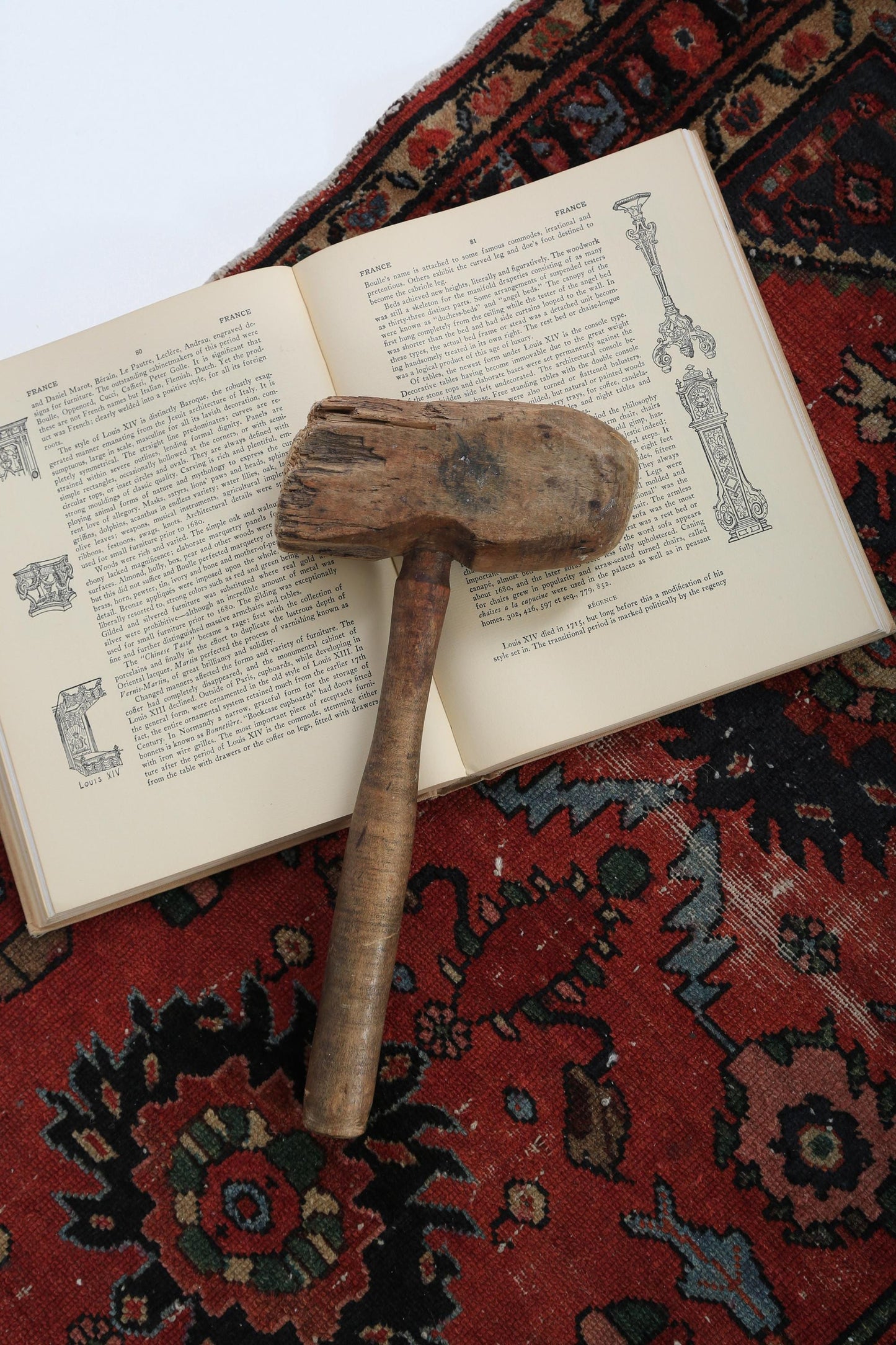 Antique Vintage wood Mallet